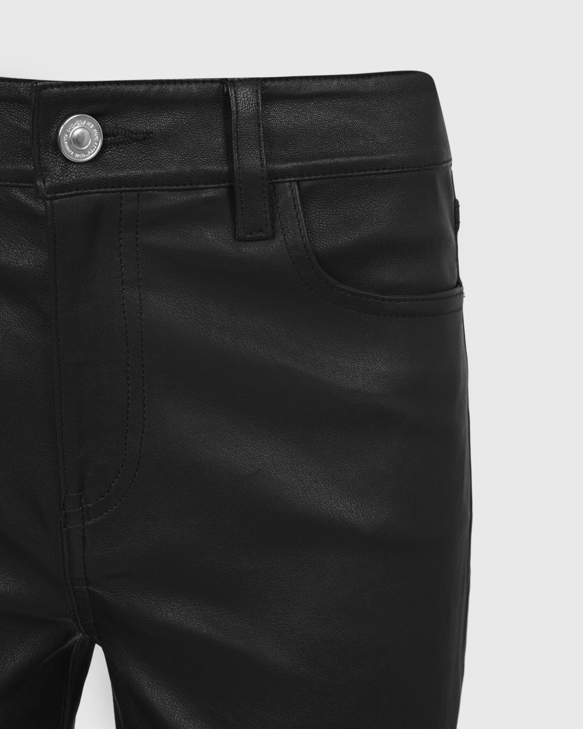 Ina Mid-Rise Leather Trousers  large image number 4