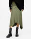 Gia Asymmetrical Ribbed Midi Skirt  large image number 2