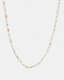 Hallie Two Tone Hexagon Beaded Necklace  large image number 1