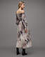 Lary Dionne Silk Linen Blend Maxi Dress  large image number 5
