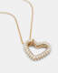 Vida Beaded Heart Pendant Necklace  large image number 2