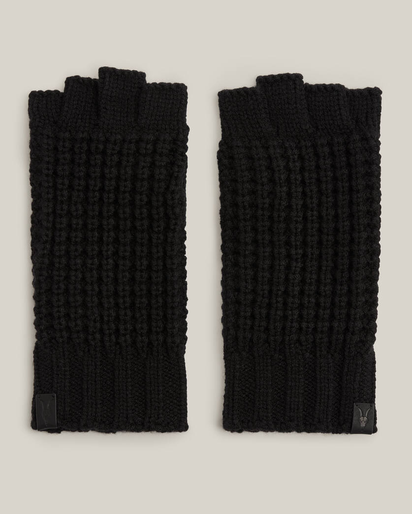 Nevada Fingerless Wool Blend Gloves  large image number 1