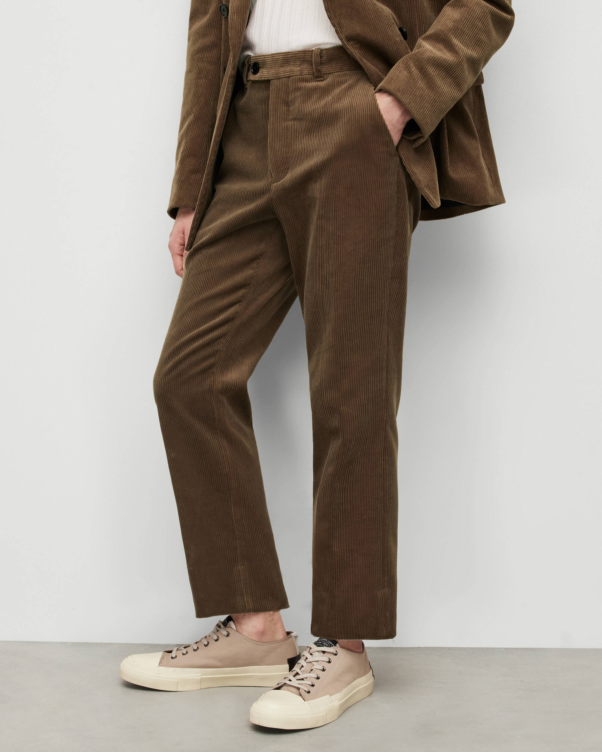 Busco Corduroy Cropped Trousers  large image number 2