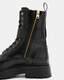 Onyx Snakeskin Leather Buckle Boots  large image number 7
