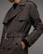 Castor Checked Oversized Trench Coat  large image number 4