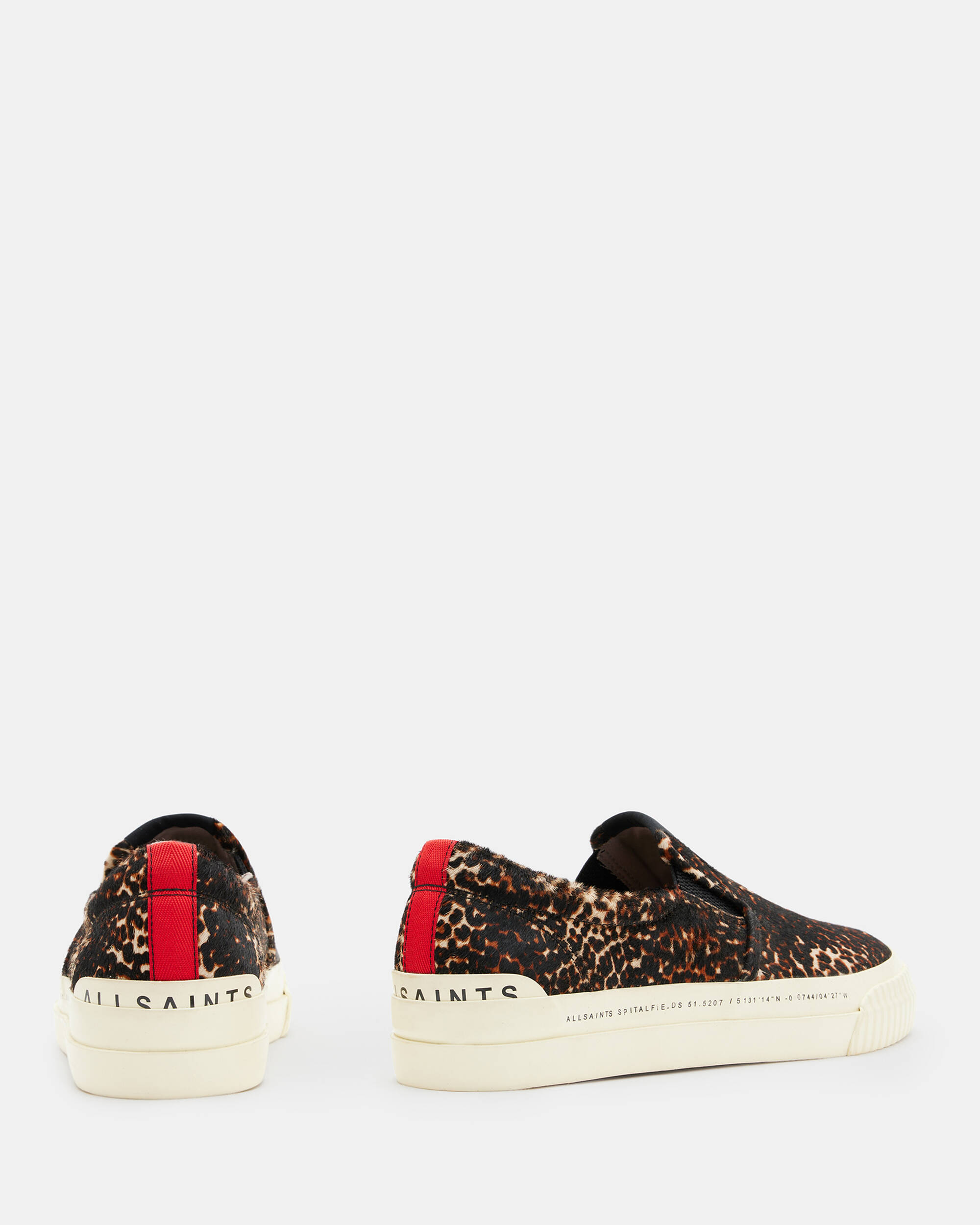 Slip Suede Leopard Print Trainers  large image number 7