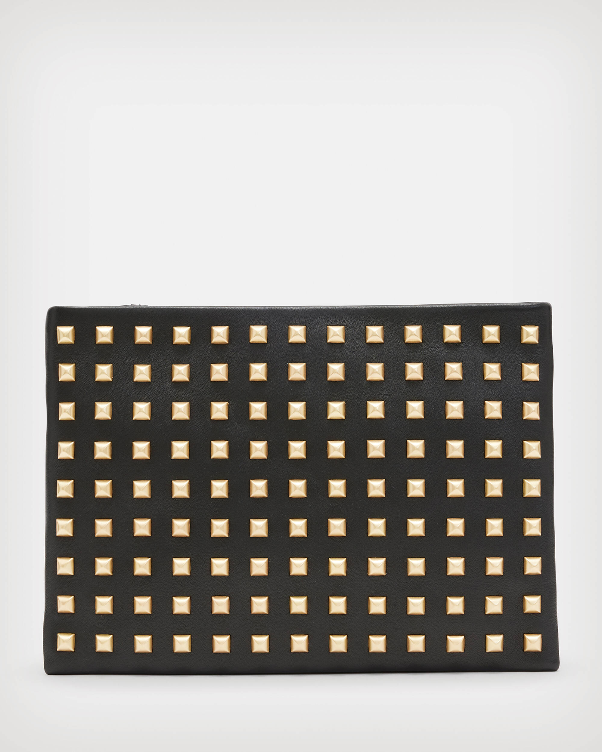 Bettina Studded Leather Clutch Bag  large image number 2