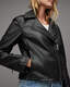 Larna Leather Slim Biker Jacket  large image number 4