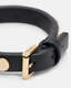Mica Studded Leather Buckle Bracelet  large image number 3