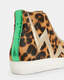 Tundy Bolt Leopard Print Trainers  large image number 6