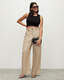 Petra Linen Blend Wide Leg Trousers  large image number 1