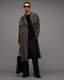 Castor Checked Oversized Trench Coat  large image number 1