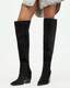Reina Knee High Pointed Suede Boots  large image number 2