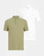 Reform Short Sleeve Polo Shirts 2 Pack  large image number 1
