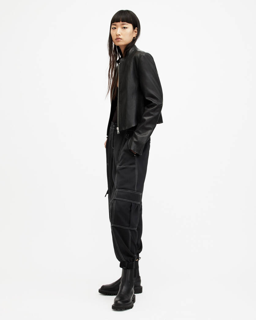 Fran High Rise Tapered Cargo Trousers