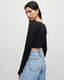 Elena Long Sleeve Stretch Cropped Top  large image number 6