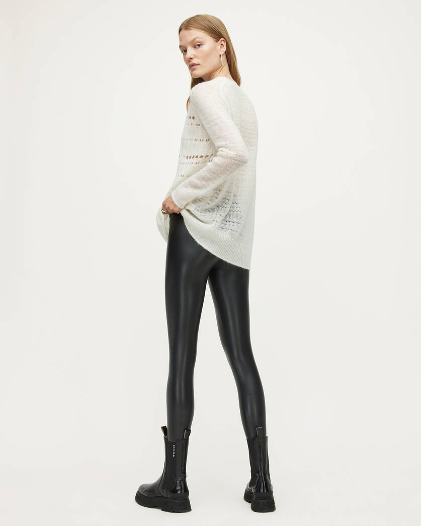 Cora Leather-Look High-Rise Leggings  large image number 7