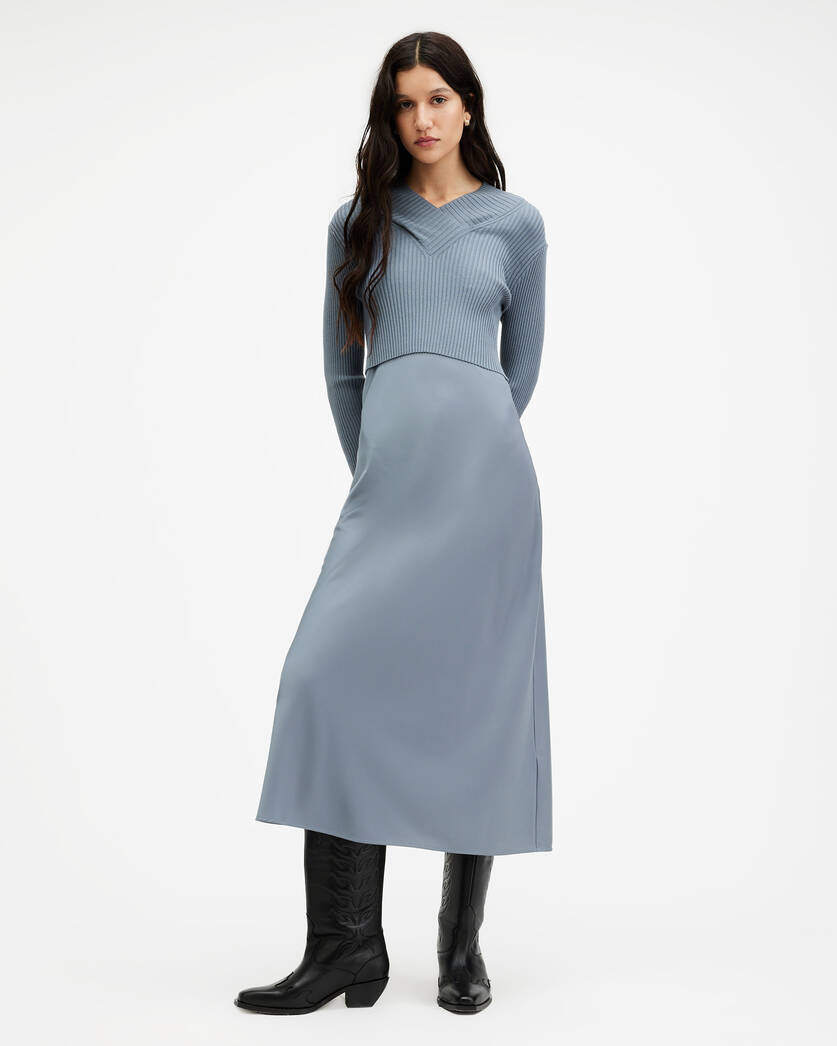 Gray Full Slip Dress -  Canada