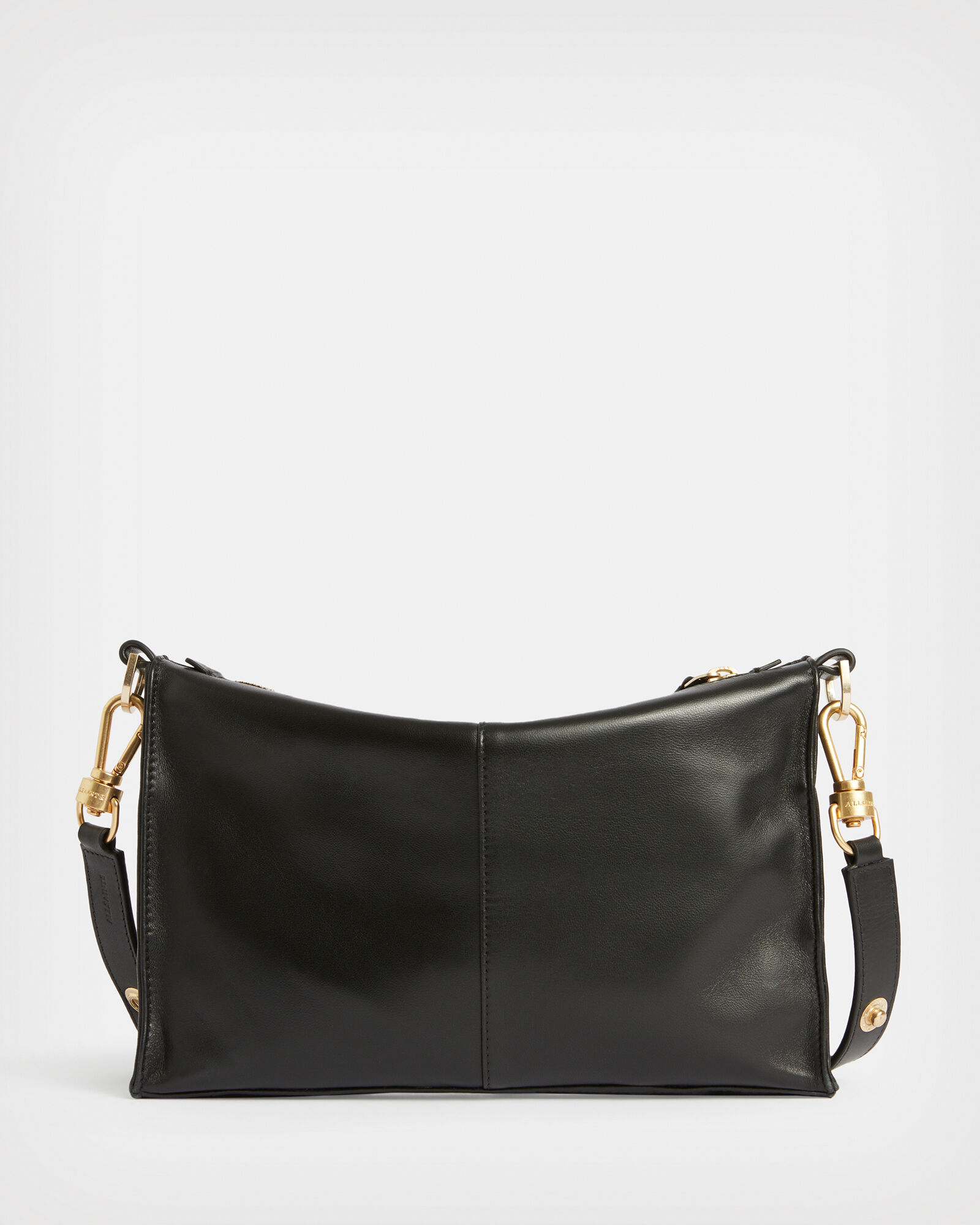 Eve Leather Quilted Crossbody Bag Black ALLSAINTS
