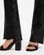 Pearson Slim Fit Raw Hem Leather Trousers  large image number 7