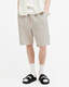 Hanbury Linen Blend Straight Fit Shorts  large image number 2