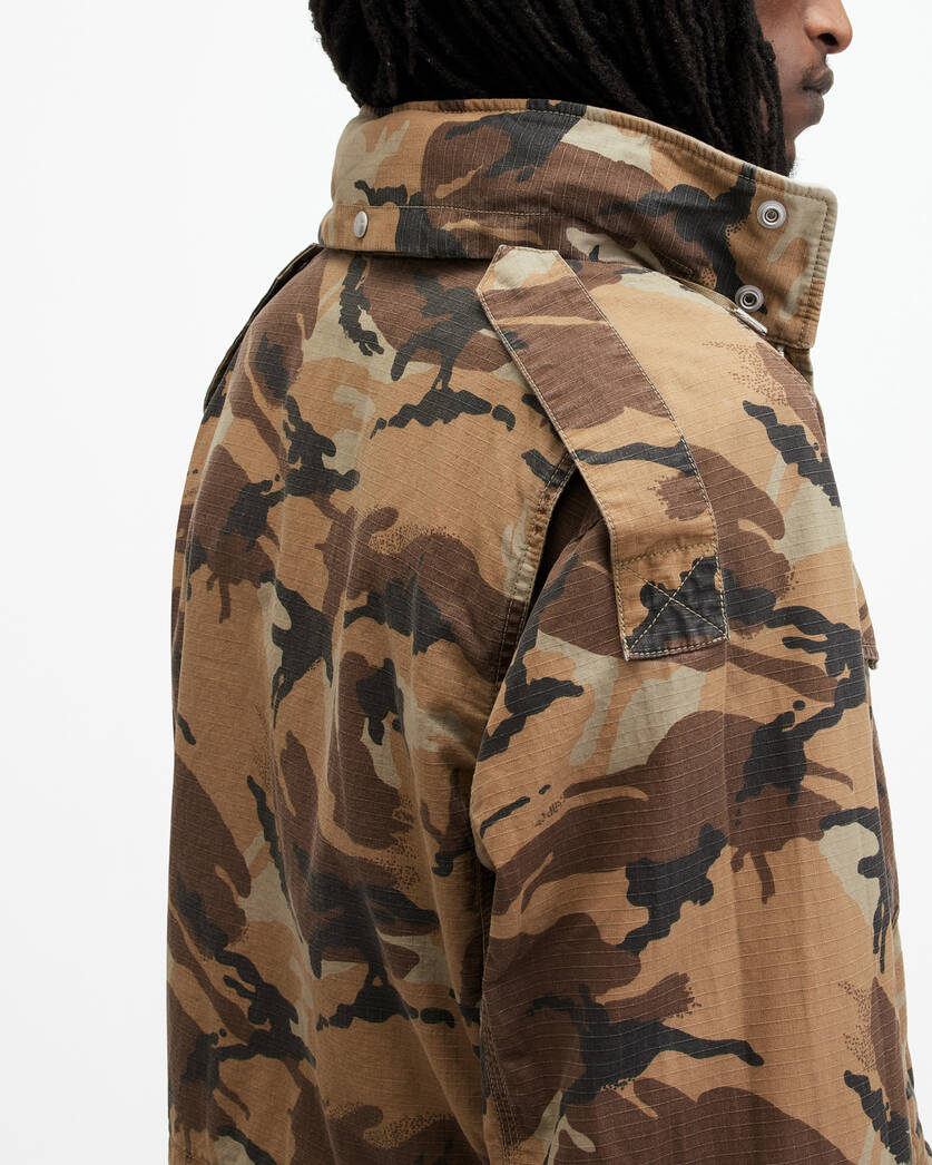 Remo Relaxed Fit Camouflage Jacket