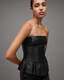 Cassie Leather Ruffle Mini Dress  large image number 4