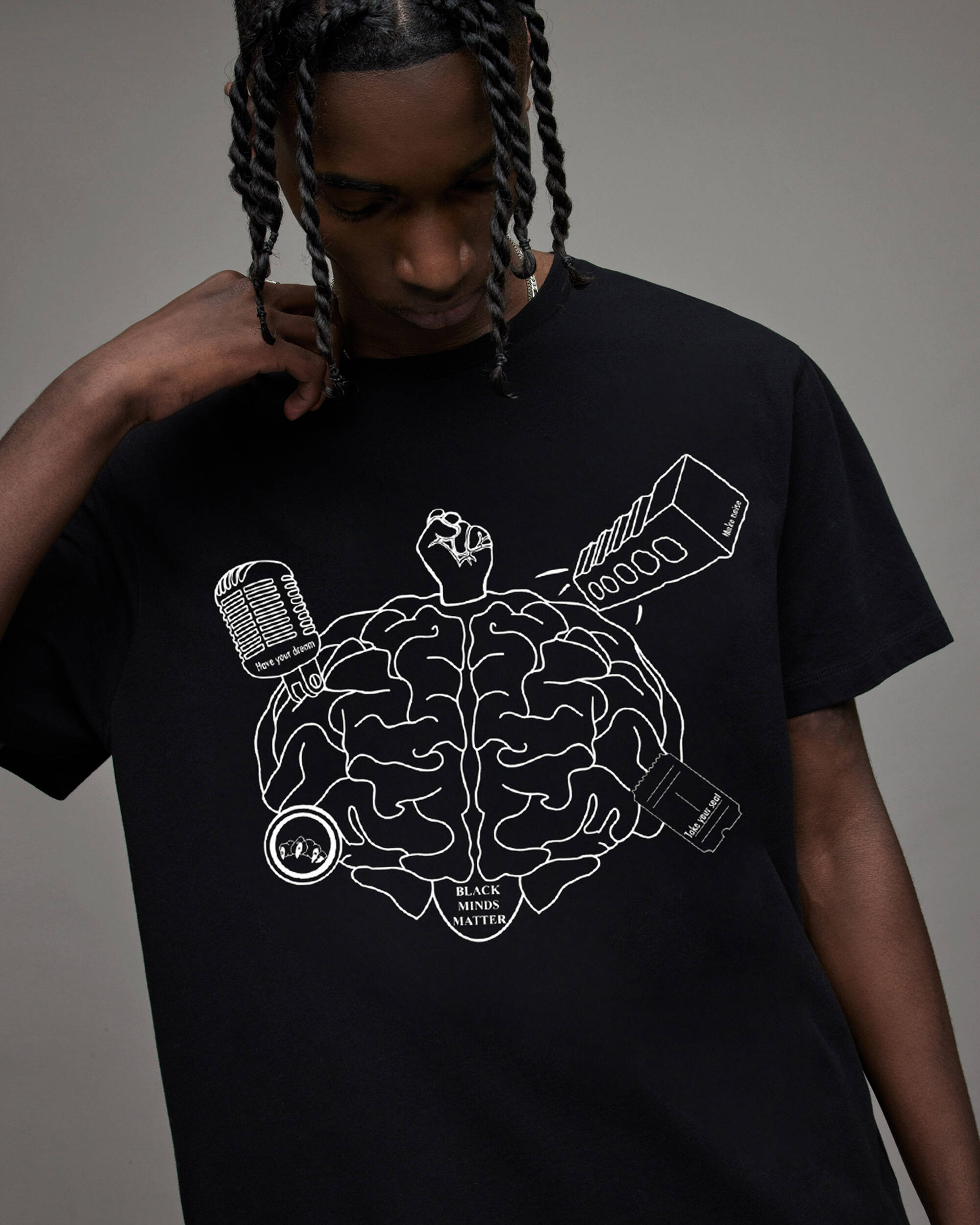 Black Minds Matter Charity Unisex T-Shirt  large image number 4