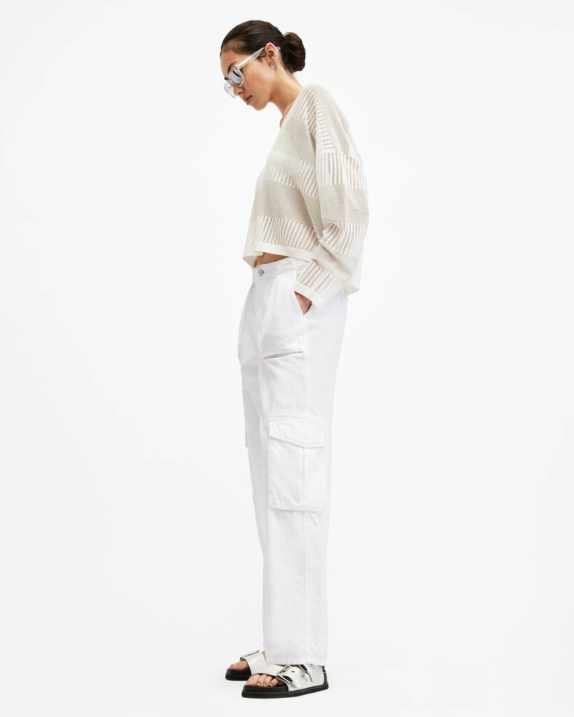 Frieda Straight Cargo Trousers  large image number 4