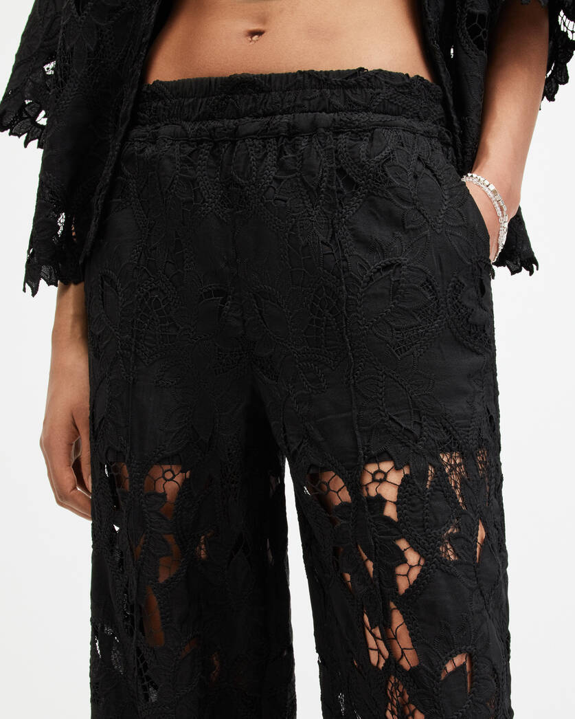 Charli Embroidered Straight Fit Trousers  large image number 3
