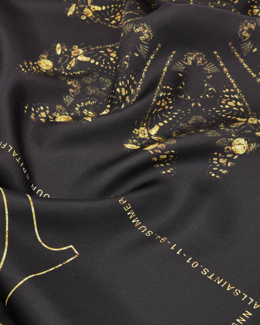 Goldie AllSaints Square Silk Scarf  large image number 2