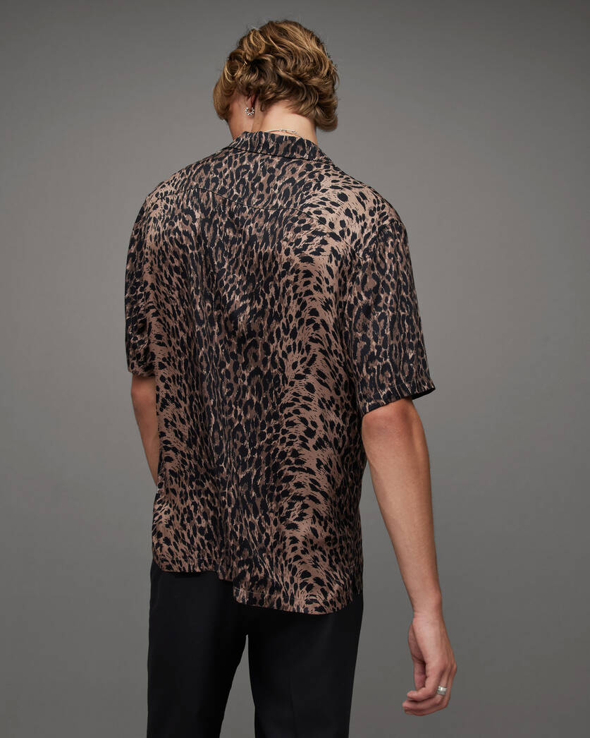 Leoza Leopard Print Relaxed Fit Shirt  large image number 6