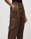Frieda Leopard Print Cargo Trousers  large image number 4