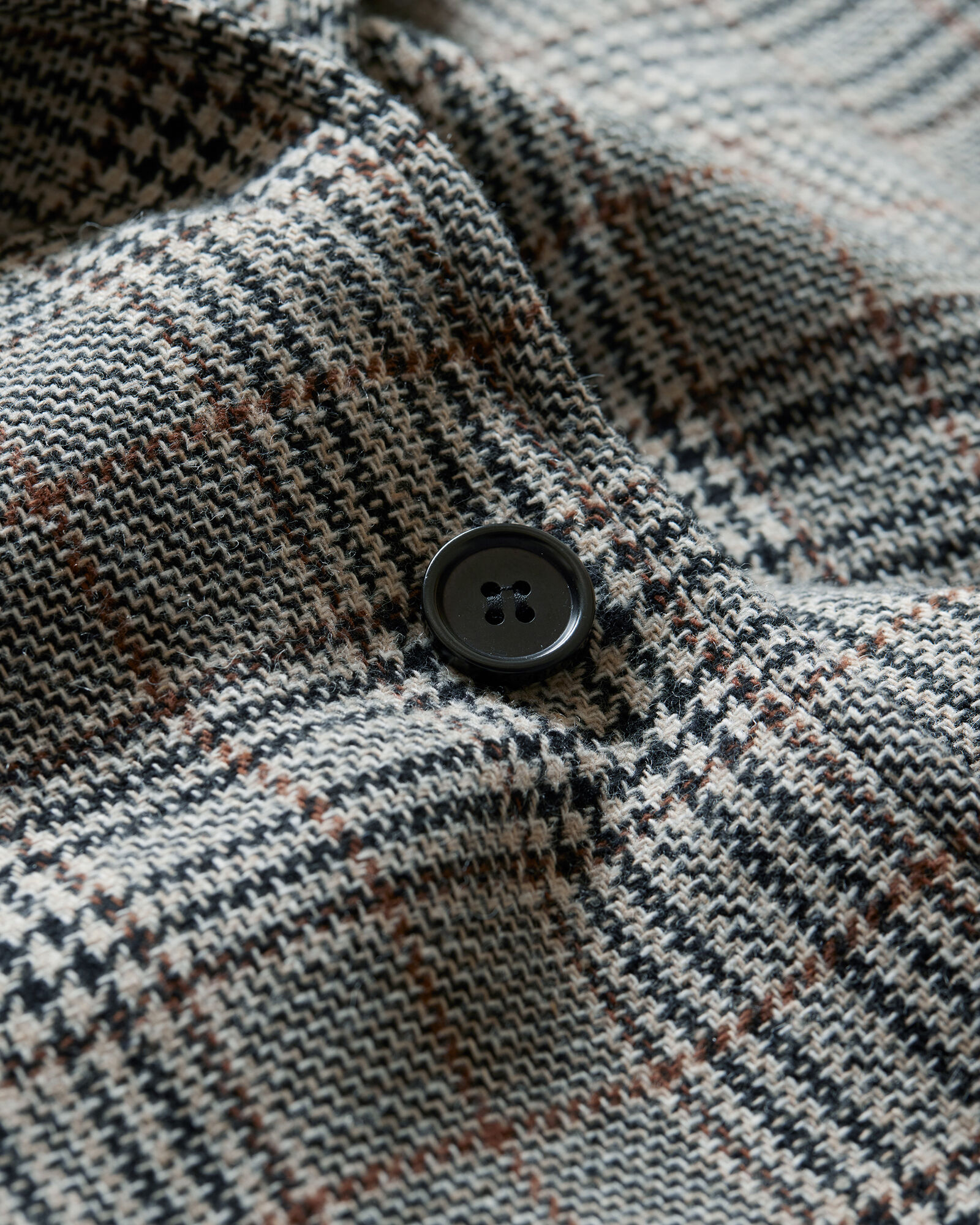 Finnegan Large Scale Check Relaxed Coat Brown | ALLSAINTS FR