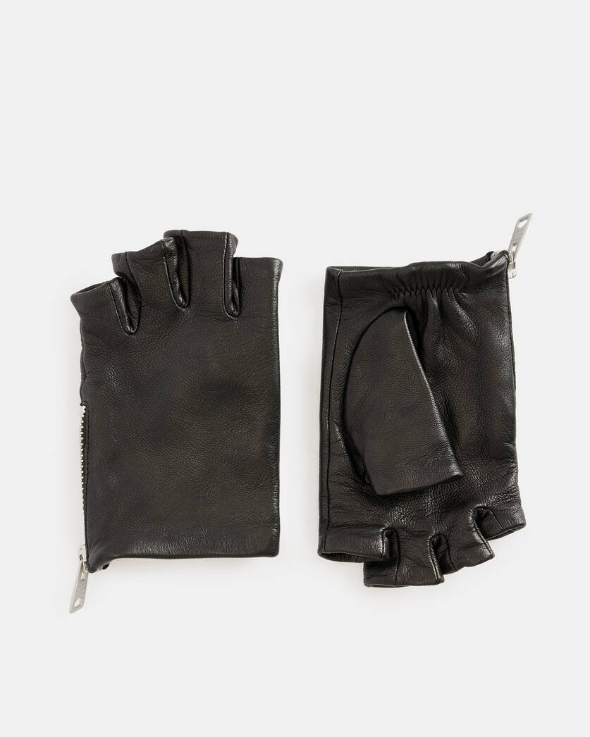 Charly Leather Fingerless Gloves  large image number 1