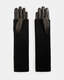 Zoya Extended Knitted Cuff Leather Gloves  large image number 3