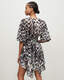 Ciara Ines Mochrome Printed Mini Dress  large image number 5