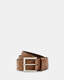 Darby Embossed Leather Belt  large image number 1