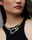 Kadie Carabiner Double Chain Necklace  large image number 4