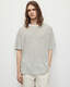 Miles Linen Striped Crew T-Shirt  large image number 1