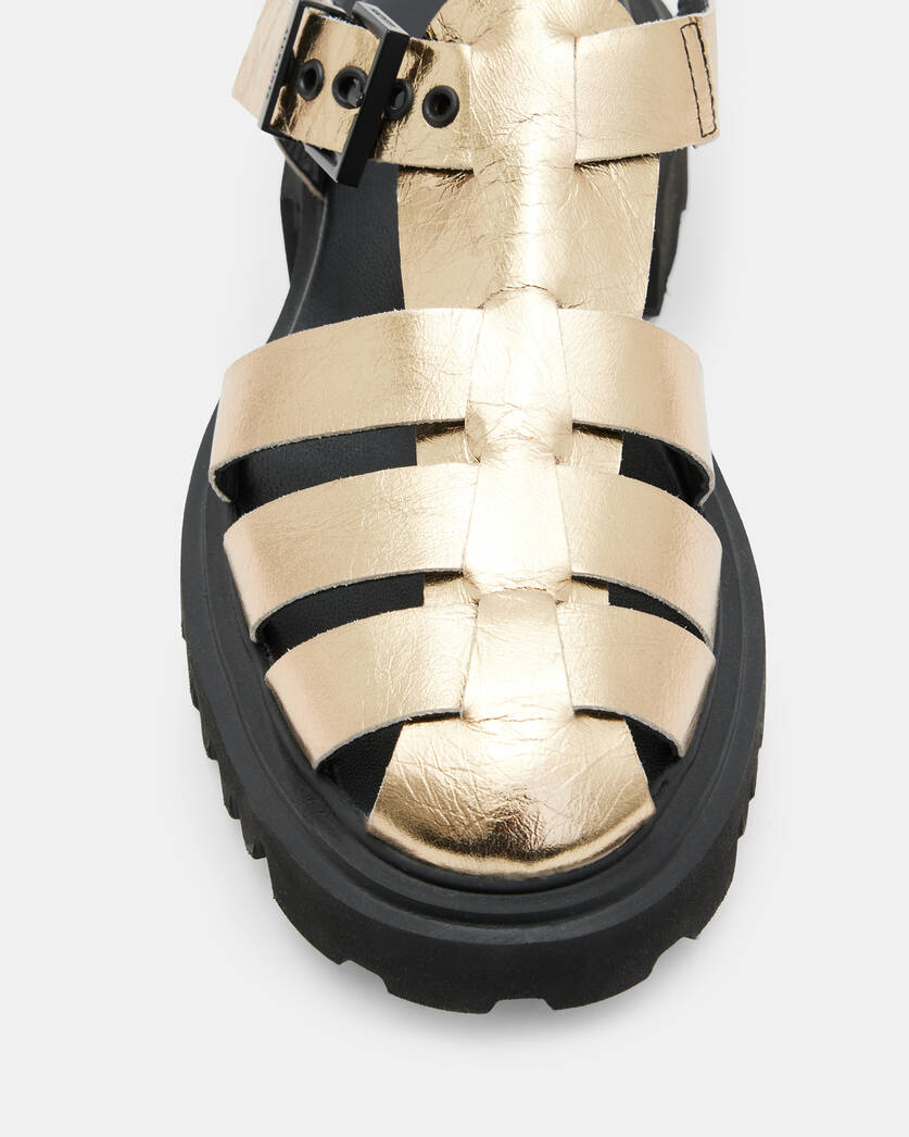 Nessa Chunky Leather Sandals  large image number 3