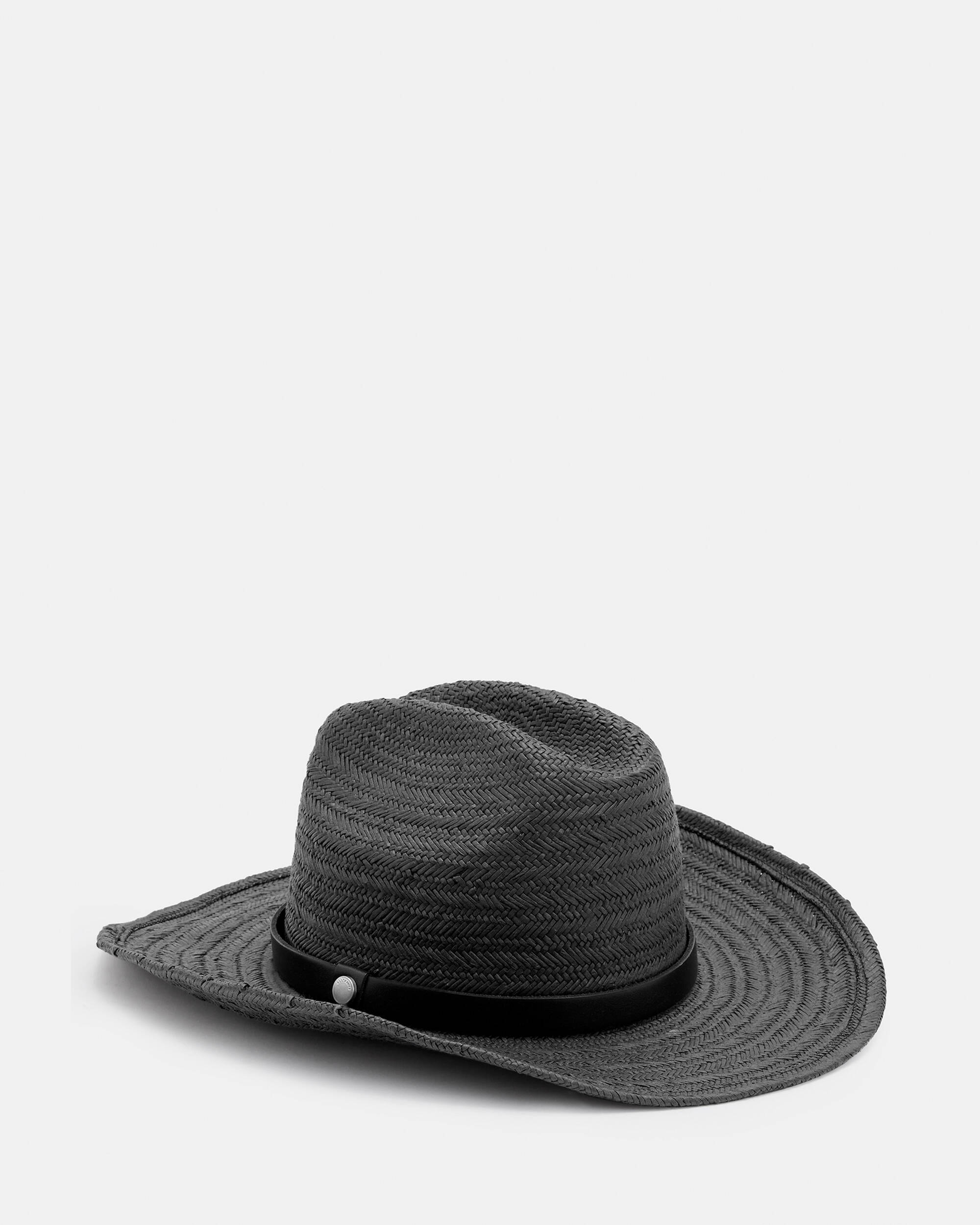 Western Straw Fedora Hat
