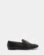 Sapphire Leather Chain Loafer Shoes  large image number 1
