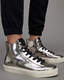 Tana Metallic Leather High Top Trainers  large image number 2