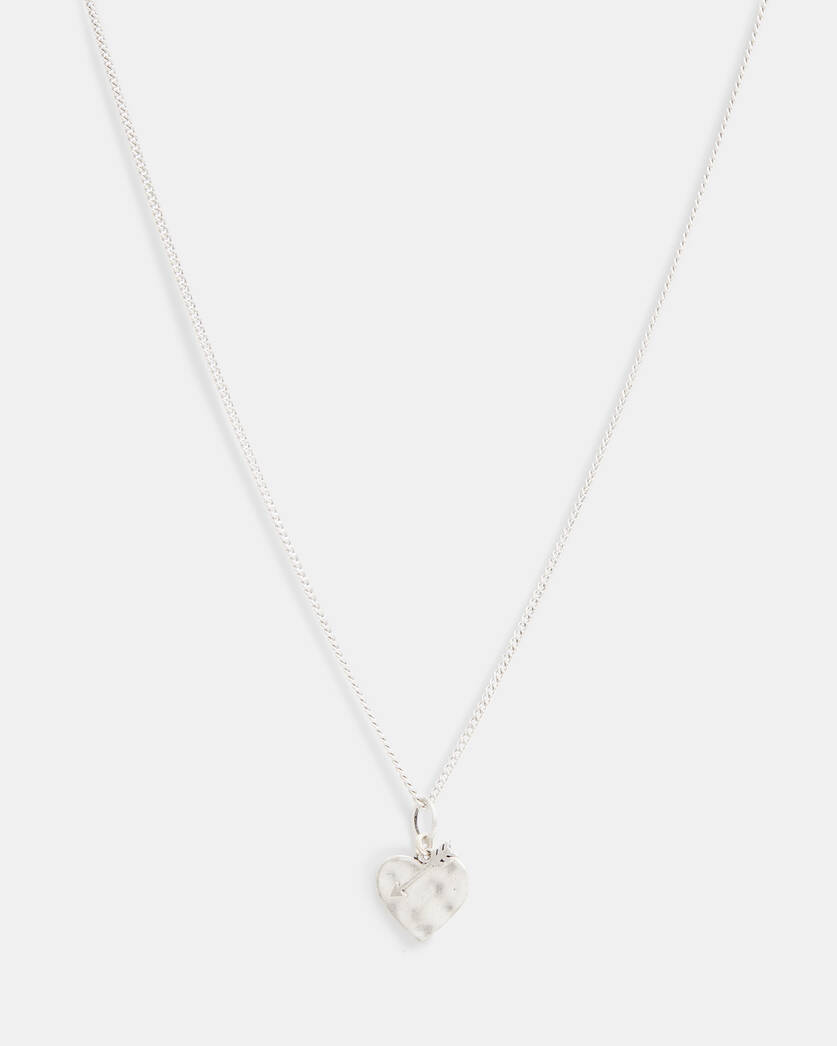 Heart Arrow Sterling Silver Necklace