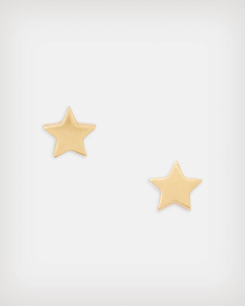Star Gold-Tone Stud Earrings  large image number 1