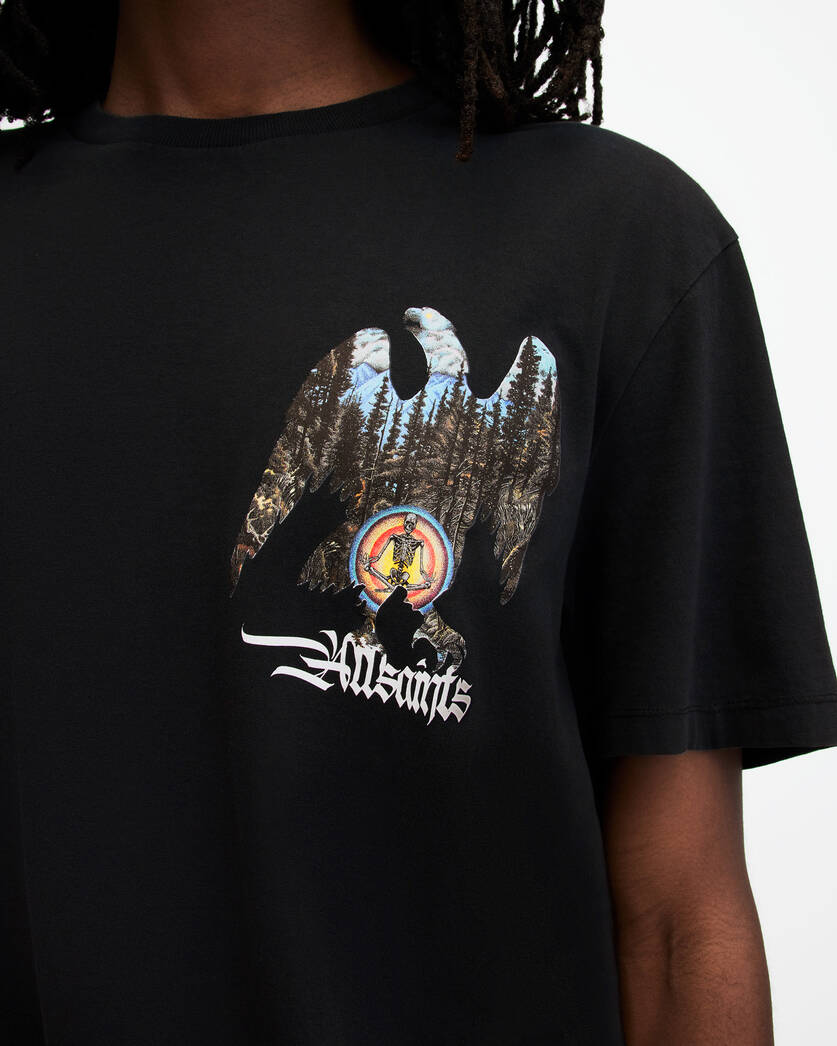 Eagle Mountain Printed Crew Neck T-Shirt  large image number 5