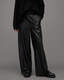 Aspen High-Rise Relaxed Leather Trousers  large image number 2