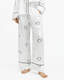Sofi Silk Blend Escalera Pyjama Trousers  large image number 2