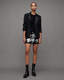Juela Sequin Houndstooth Toni Mini Skirt  large image number 1